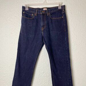 Dockers Jeans Mens 32x30 Dark Wash Cotton Classic Fit Denim Straight Leg DK2